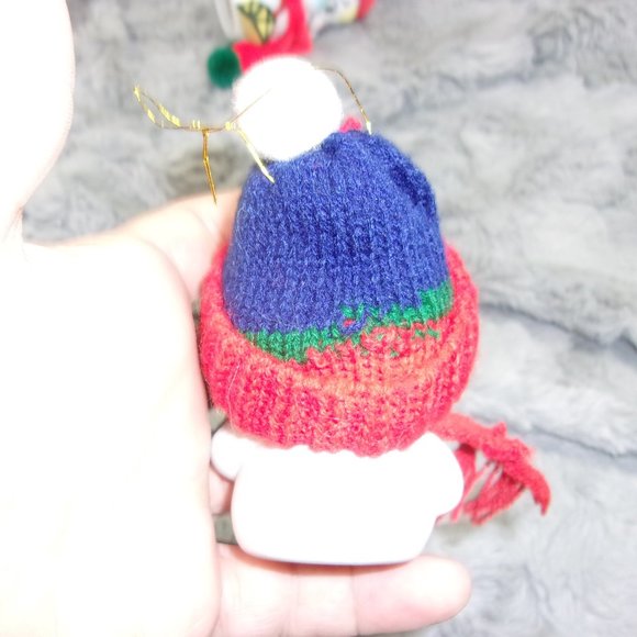 H-68 SET OF 3 SNOW BELLS PORCELAIN BELL ORNAMENTS FROM GIFTCO - Picture 13 of 13